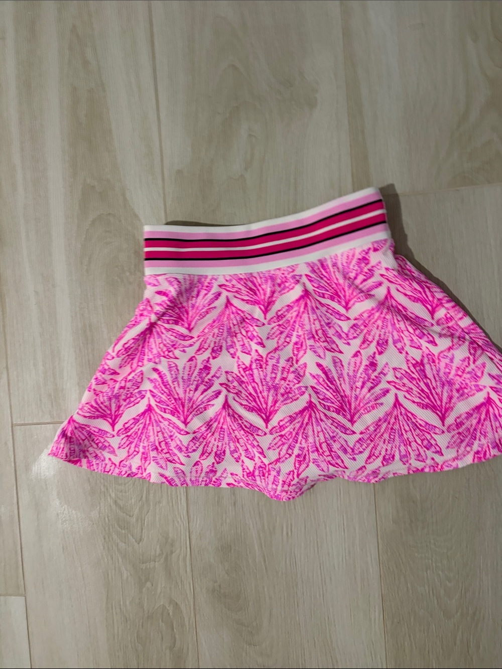 Lilly Pulitzer Neon Pink Printed Midi Skirt